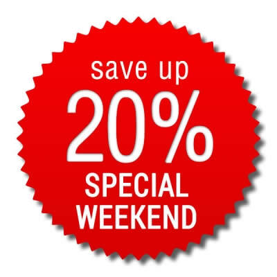Speciale Week End > risparmi 20%!