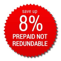 Prepaid Not Refundable Rate &gt; save up 8%!